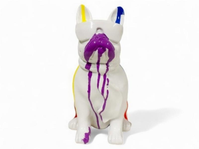 Statue chien déco historique : Un lévrier élégant en bronze, symbole de fidélité dans l'art français du XIXe siècle